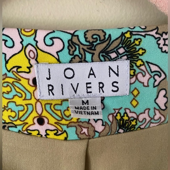 Joan Rivers Multicolor Patterned Jacket - Picture 4 of 7